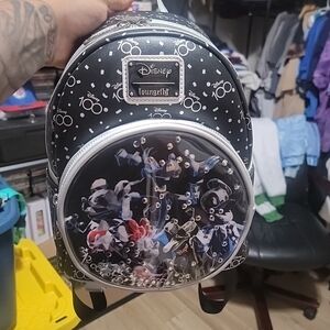 Disney Loungefly Black Backpack 100yrs Exclusive Member